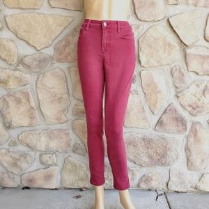 OLD NAVY | Maroon Rockstar Mid-Rise Skinny Jeans